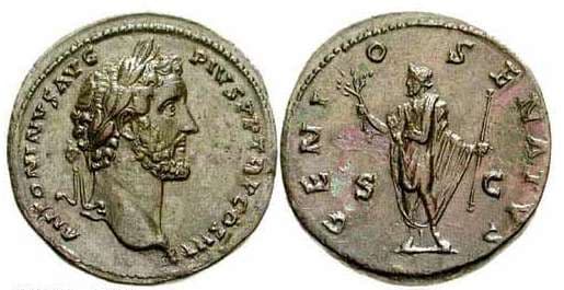 RIC 605 Sear 4177 Antoninus Pius AE Sestertius