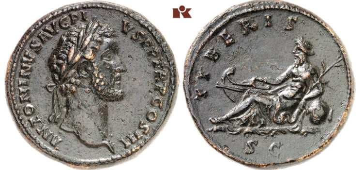 RIC 643 Antoninus Pius AE Sestertius