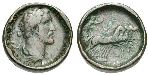 RIC 654cf Antoninus Pius AE Sestertius, Protocontorniate