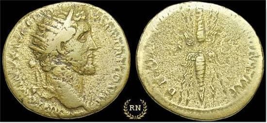 RIC 663 Antoninus Pius, AE Dupondius, AD 140-144