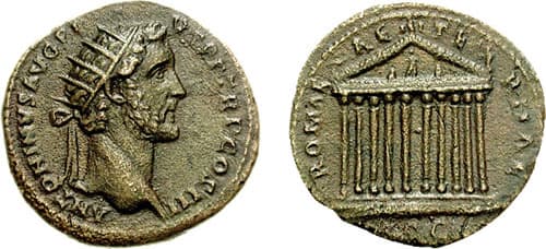 RIC 664 Sear 4282 Antoninus Pius AE Dupondius