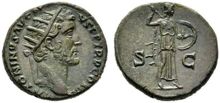 RIC 666 Antoninus Pius AE dupondius