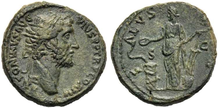 RIC 669 Antoninus Pius AE dupondius