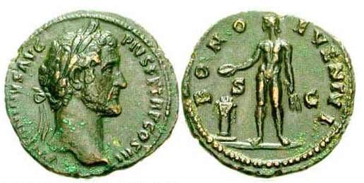 RIC 676 Sear 4295 Antoninus Pius AE As