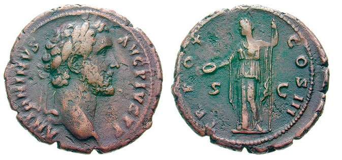 RIC 699 Antoninus Pius AE As