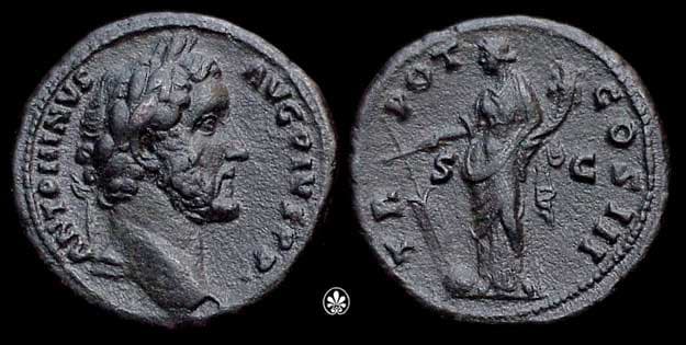 RIC 700a Antoninus Pius AE As
