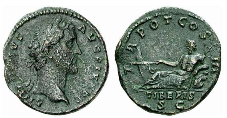 RIC 706a Antoninus Pius AE As