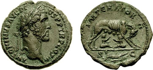 RIC 734a Antoninus Pius AE As