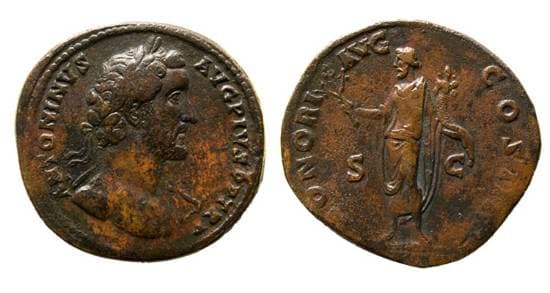 RIC 772 var Antoninus Pius AE Sestertius