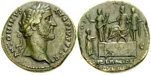 RIC 774 Sear 4187 Antoninus Pius AE Sestertius
