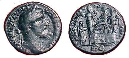 RIC 820 Antoninus Pius AE Sestertius