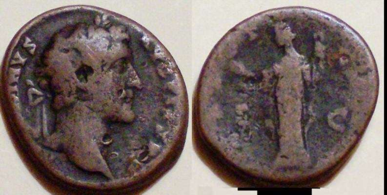 RIC 830 Antoninus Pius AE As
