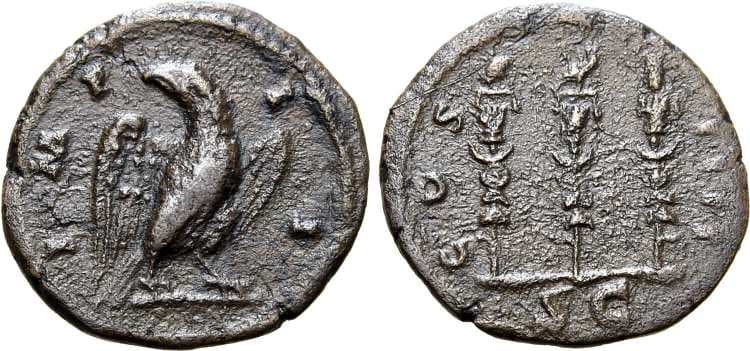 RIC 838 Antoninus Pius AE Quadrans