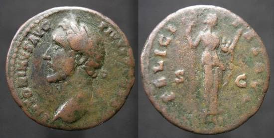 RIC 860c Antoninus Pius AE As