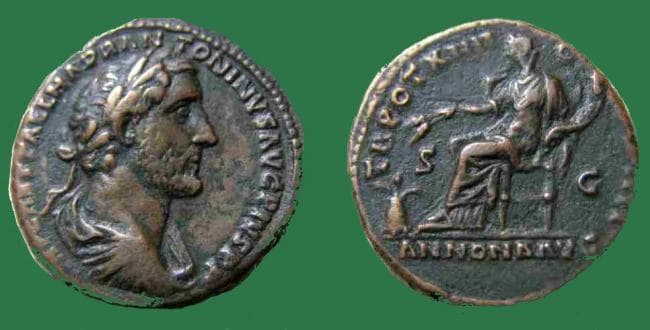 RIC 880var Antoninus Pius, AE As