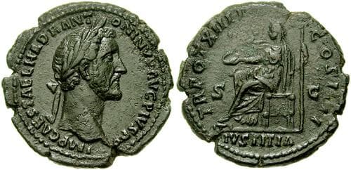 RIC 881 Sear 4304 Antoninus Pius AE As