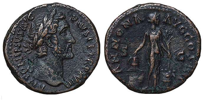 RIC 912 Antoninus Pius AE Sestertius