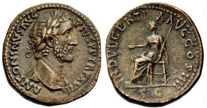 RIC 914 Antoninus Pius Sestertius