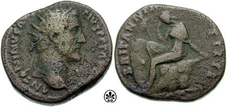 RIC 930 Sear 4266 Antoninus Pius AE Dupondius