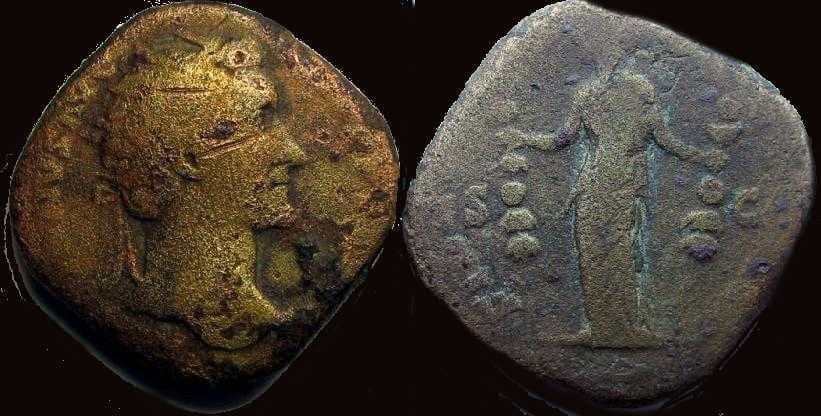 RIC 949 Sear 4273 Antoninus Pius AE Dupondius