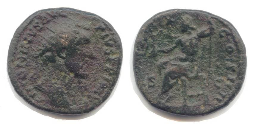 RIC 956 ADD Antoninus Pius AE Dupondius