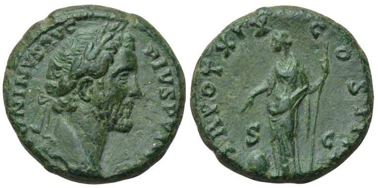 RIC 957 Antoninus Pius AE As