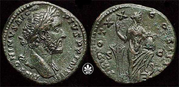 RIC 964a2 Sear 4251 Antoninus Pius AE Sestertius