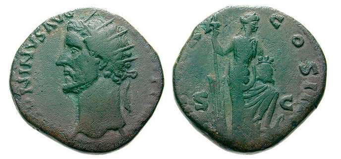 RIC 969 var Antoninus Pius