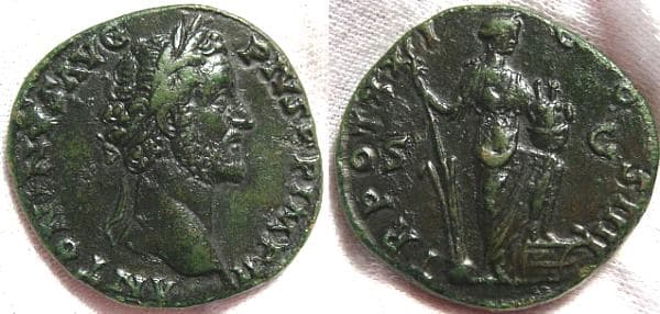 RIC 980 Antoninus Pius AE Sestertius