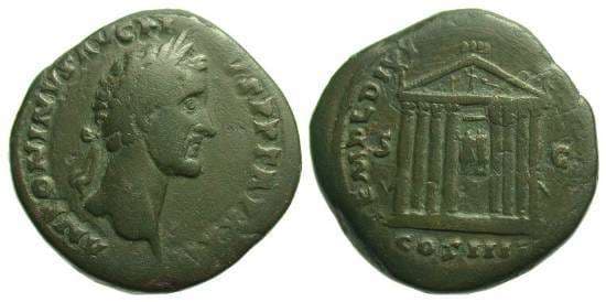 RIC 988 Antoninus Pius AE Dupondius