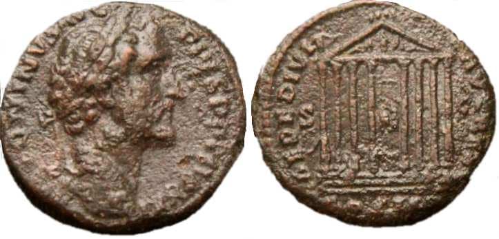 RIC 1021a Antoninus Pius, AE As