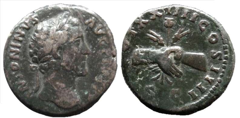 RIC 1055 Antoninus Pius AE As, 160-161 AD
