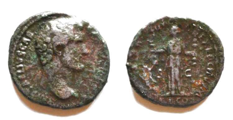 RIC 1086 [hadrian] Antoninus Pius as Caesar, AE As