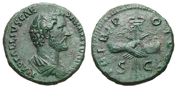 RIC 1088b[hadrian]v Antoninus Pius, as Caesar, AE As