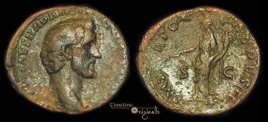 RIC 1092[hadrian] Antoninus Pius AE As