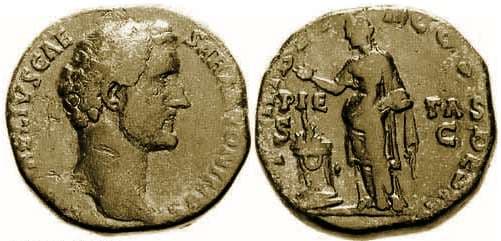 RIC 1093[hadrian] Antoninus Pius, as Caesar, AE Sestertius
