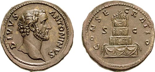RIC 1266[aurelius]cf Divus Antoninus Pius AE Sestertius