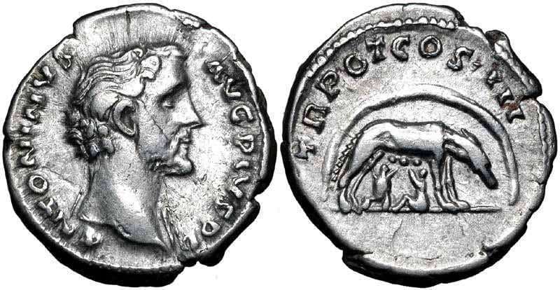 RIC 95 Antoninus Pius AR Denarius