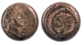 Antioch Vagi 1266cf Antoninus Pius AE Uncia of Antioch, Syria