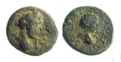 Aelia- Capitolina Meshorer 37 Antoninus Pius AE 21 of Aelia Capitolina (Jerusalem), Judaea