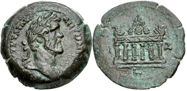 Alexandria Dattari-Savio 8860 Antoninus Pius, AE drachm of Alexandria
