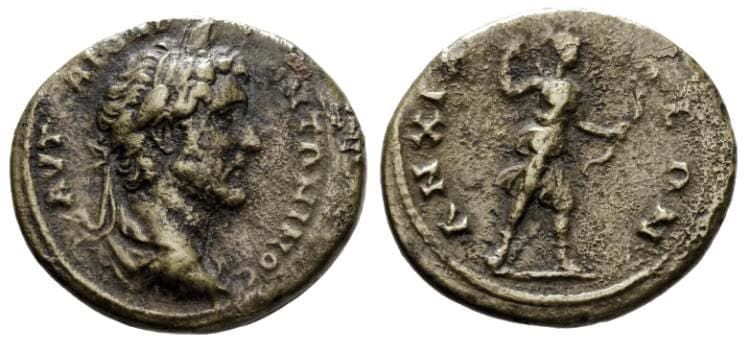 Anchialus Moushmov 2777 Antoninus Pius AE22 of Thrace, Anchialus