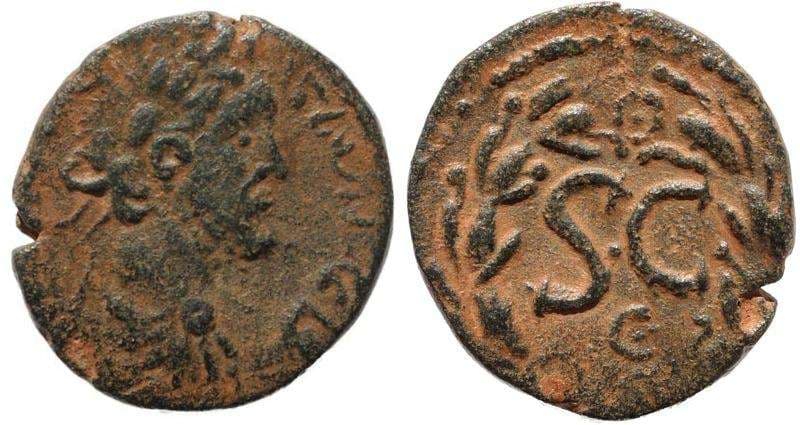 Antioch ad Orontem Syria BMC 313 Antoninus Pius, AE of Antioch ad Orontem, Syria, 138-161 AD