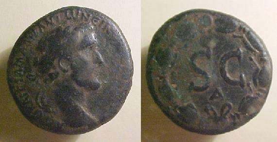 Antioch ad Orontem Butcher 292 Antoninus Pius AE22 of Antioch, Syria
