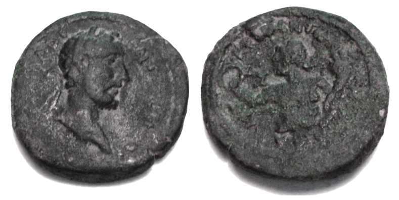 Caesarea ad Libanum Paris 1975,24 Antoninus Pius, AE20 of Caesarea ad Libanum, Phoenicia