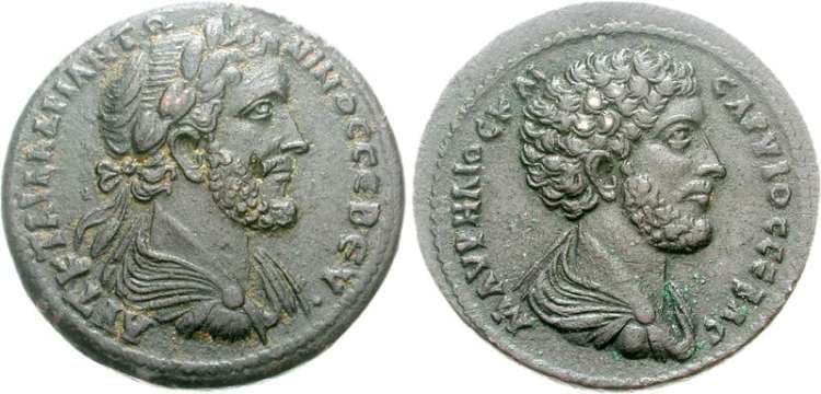 Cyprus BMC 42 Antoninus Pius and Marcus Aurelius, Caesar, AE 35mm of Cyprus