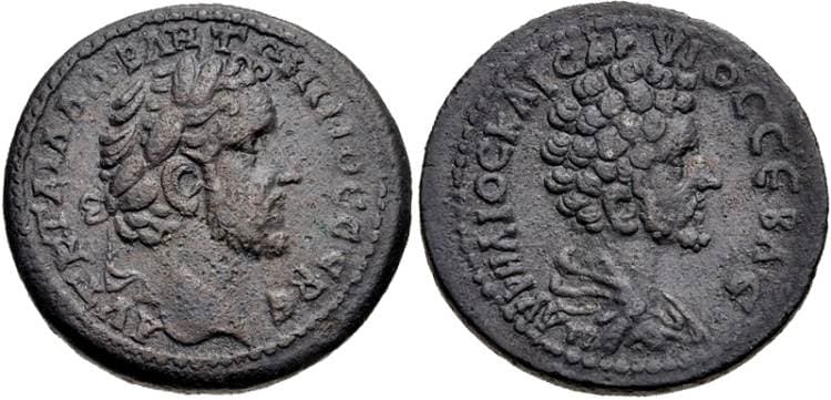 Cyprus BMC 48-50 Antoninus Pius and Marcus Aurelius, AE34 of the Koinon of Cyprus