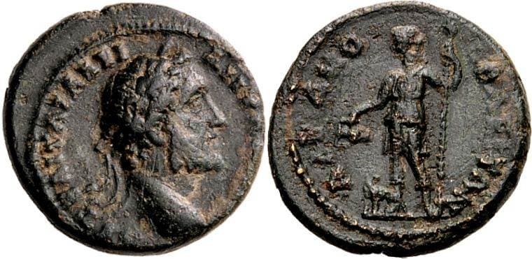 Hadrianopolis Varbanov 3160 Antoninus Pius, AE19 of Hadrianopolis, Thrace