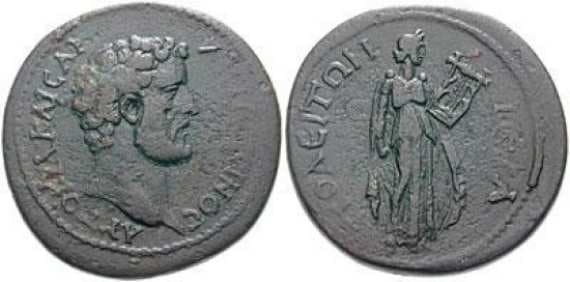 Hierapolis SNG vA 3653 Antoninus Pius, AE32 of Hierapolis, Phrygia