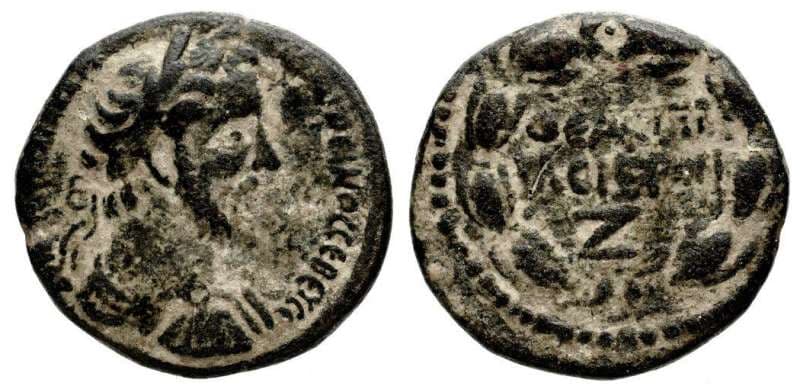 Hieropolis BMC 25 Antoninus Pius, AE 24 of Hieropolis, Syria